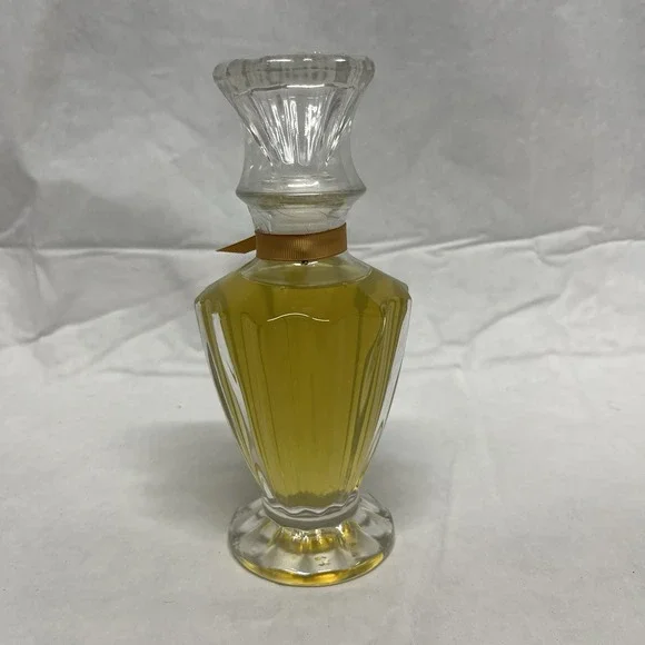Lady Primrose Tryst Kiss Bathing Gel Crystal Decanter SEALED 8 Tall Rare Vtg